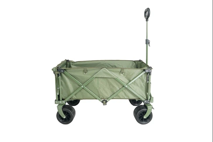 Collapsible Terrain Folding Wagon With Back Tailgate