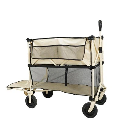 Çift Katmanlı Özelleştirilebilir Araba Yardımcı Katlanır Vagon